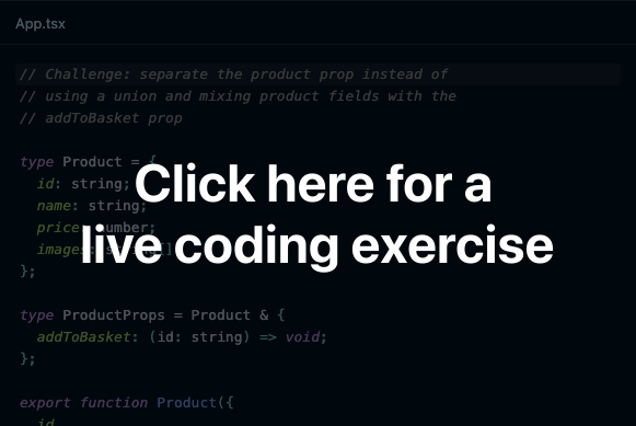 Live Coding Exercise