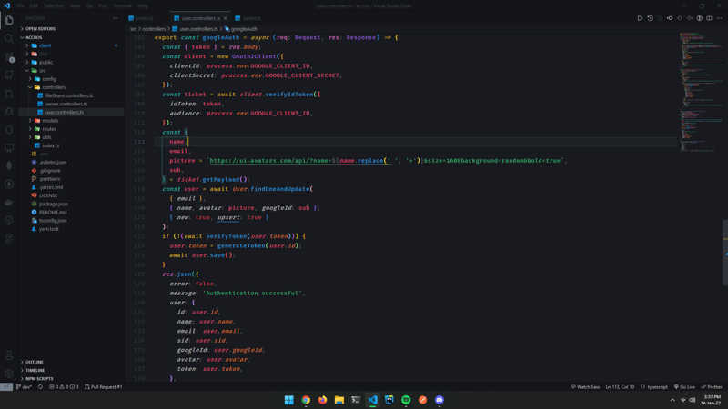 Github Dark Theme Example