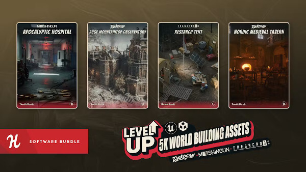 Level Up: 5K World Building Assets Bundle