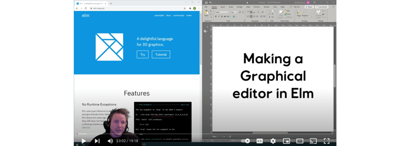 Making a graphical editor in Elm