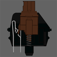 Cherry MX tactile switch gif diagram