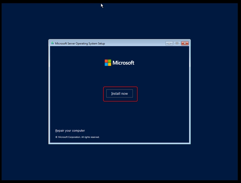 install now
