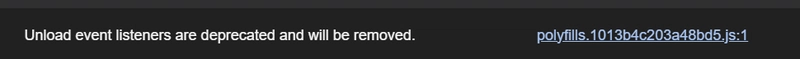 Disabling ApplicationInsights' deprecated unload event listener in Angular