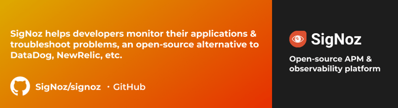 SigNoz github repo
