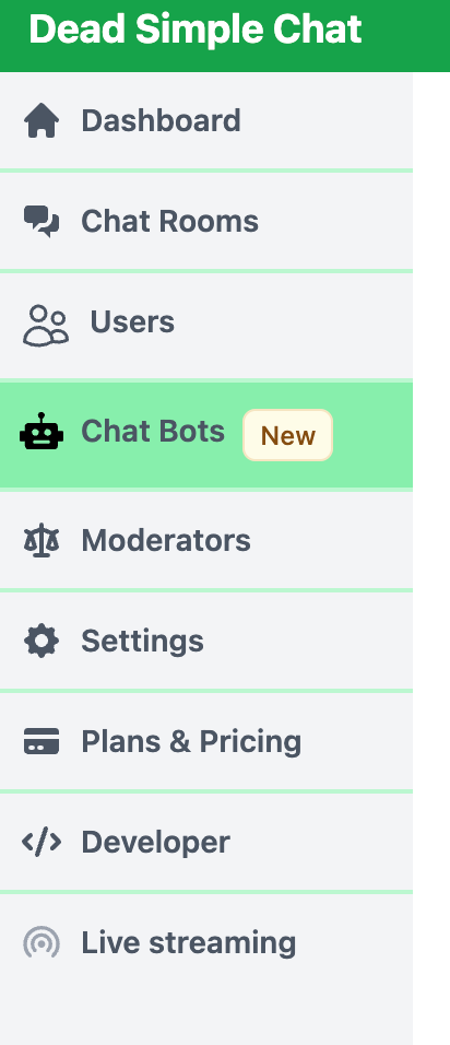 DeadSimpleChat chatbot