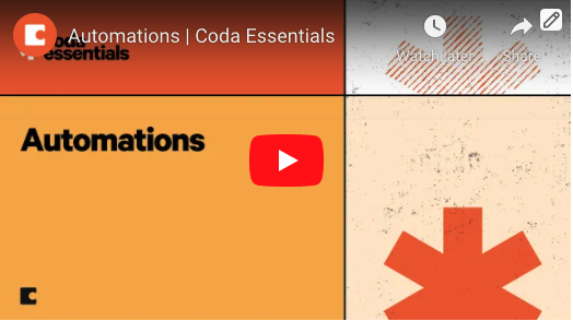 Coda Automations