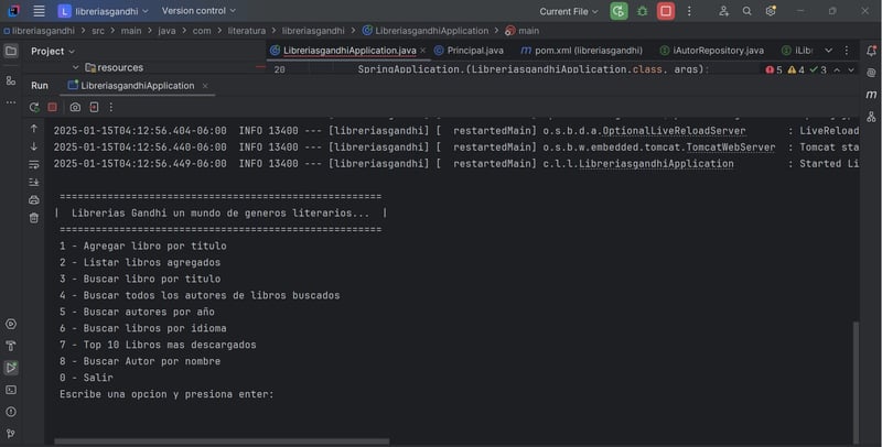 A Library Console Project, Java Spring Framework, Maven, Hibernate, Data JPA, PostgreSQL Data Persistence, REST API