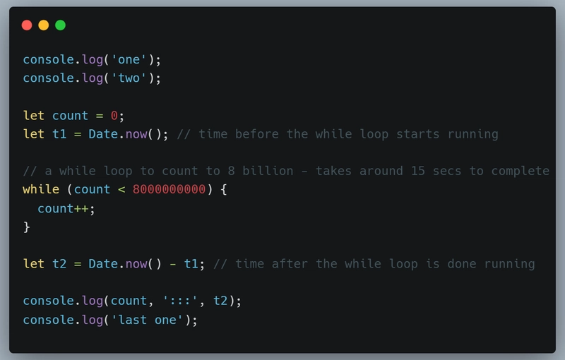 JavaScript is single-threaded but with async features?