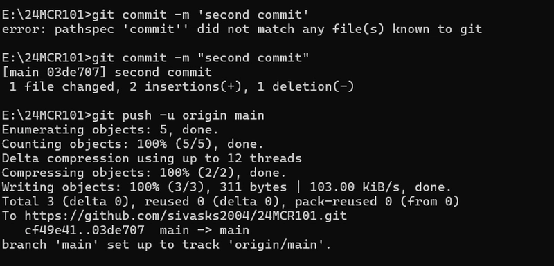Basic Git Commands