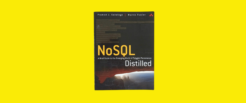 Cover of ‘NoSQL Distilled’ book