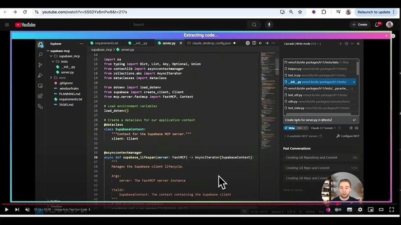 Copy Code Straight from YouTube tutorials — Building an AI-Powered Chrome Extension