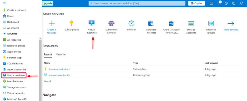 Virtual Machines Service