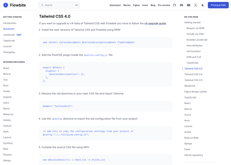 Tailwind CSS v4 upgrade guide