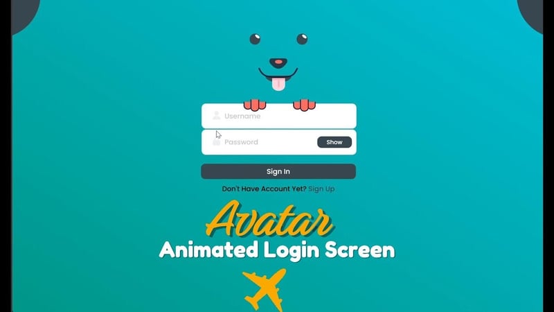 Create an Avatar Login Screen with HTML, CSS, and JavaScript | 100% Step-by-Step Tutorial