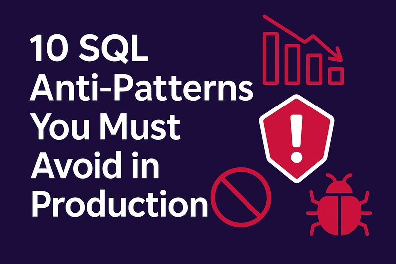 10 SQL Anti-Patterns You Must Avoid in Production