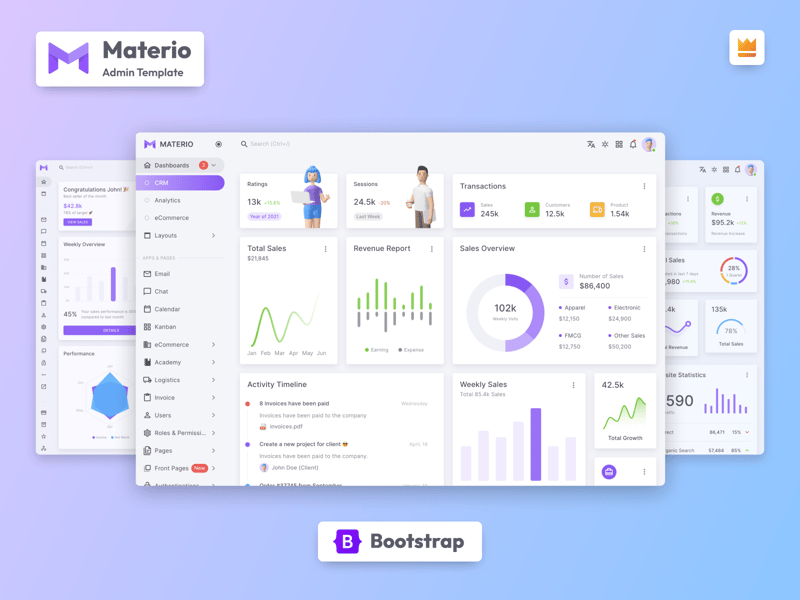 Materio Bootstrap 5 HTML Admin Template