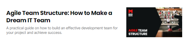 Agile Team Structure: How to Make a Dream IT Team.