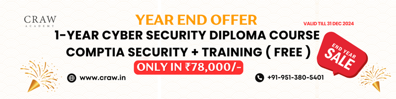 Year-End Offer: 1-Year Cyber Security Diploma Course with Free CompTIA Security+ Training