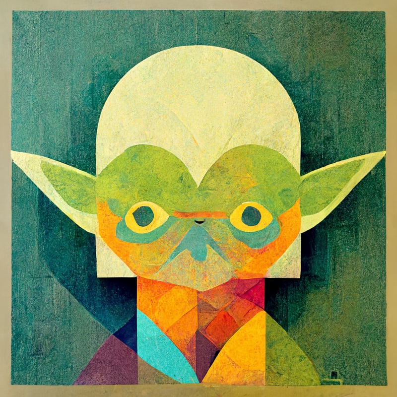 abstract yoda