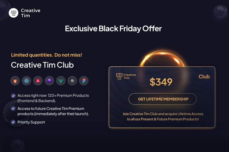 Creative Tim Black Friday