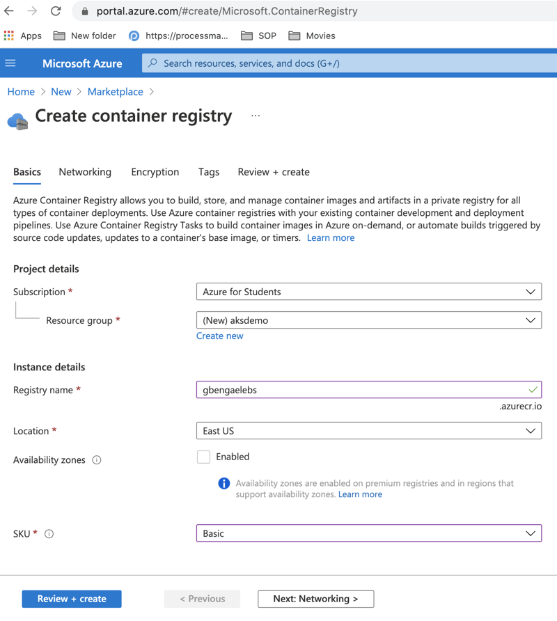 Azure Container Registry