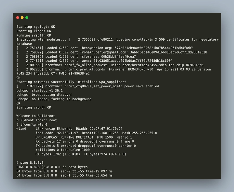 Enabling Raspberry Pi 5 Onboard Wi-Fi using Buildroot External Tree