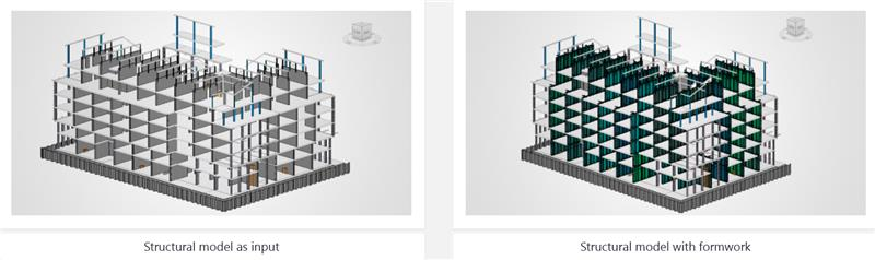 revit formwork 3d modeling