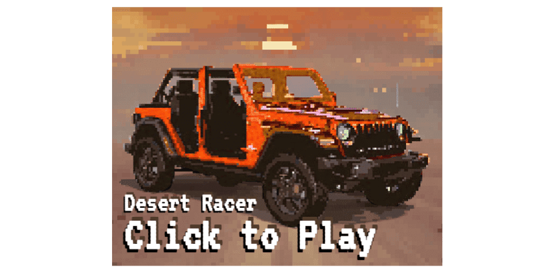 Click to play Desert Racer