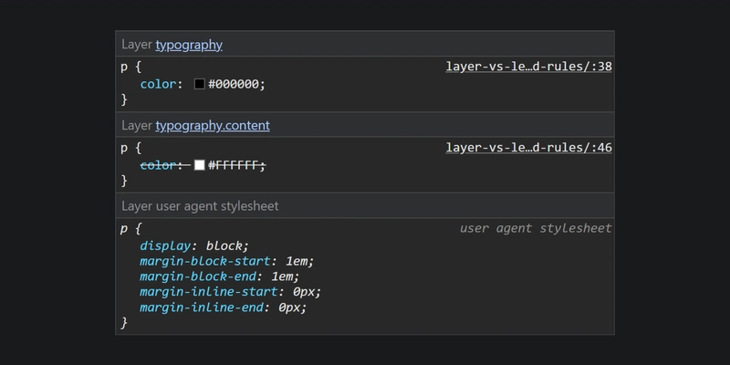 @layer in CSS