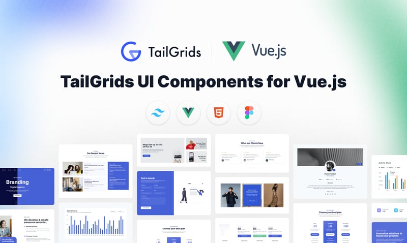 tailwind css vue.js components