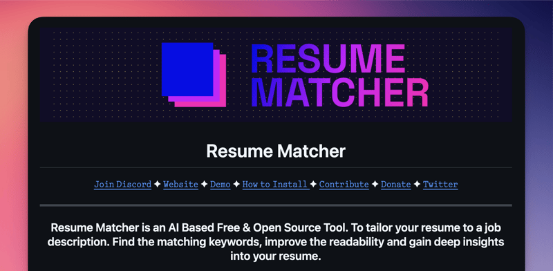 Resume Matcher