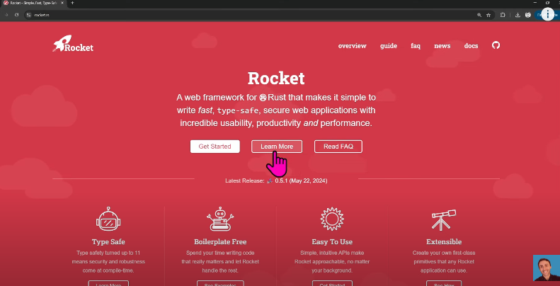 Rocket - The Rust Web Framework - Hello World