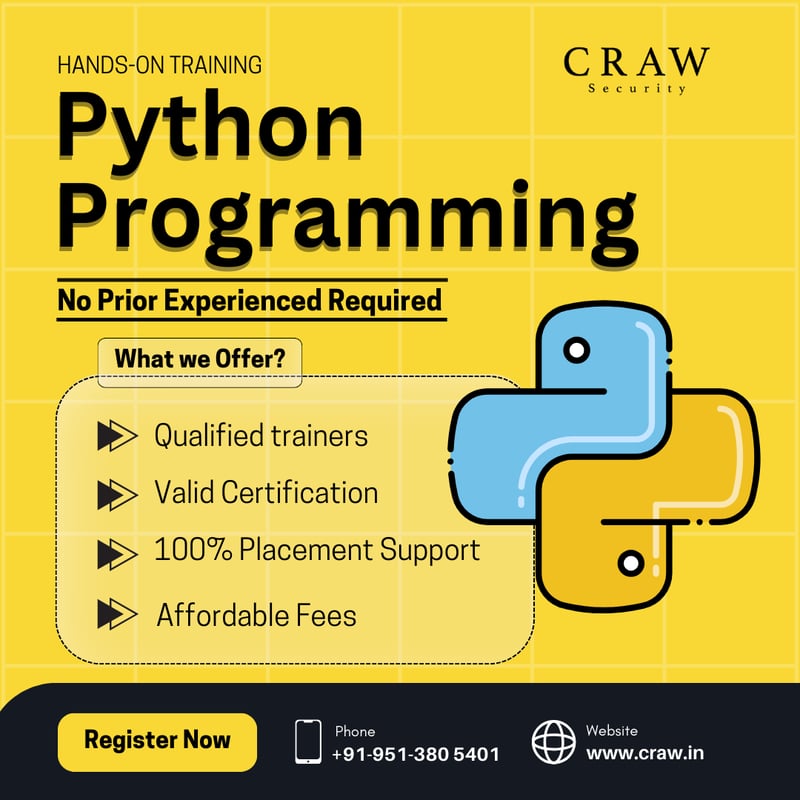 Learn Python Programming with Craw Security