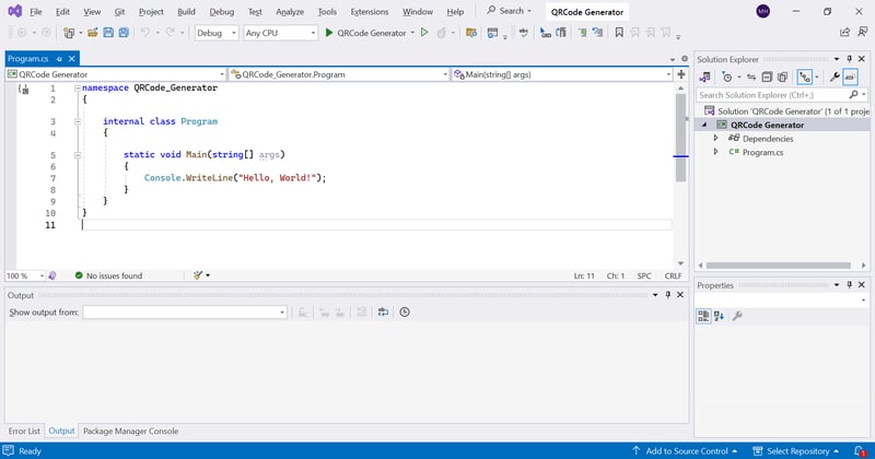 Visual Studio 2022 Project