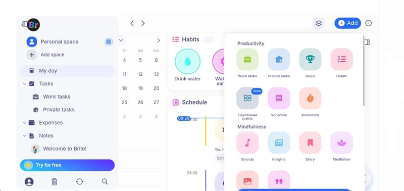 Brite Productivity Tools