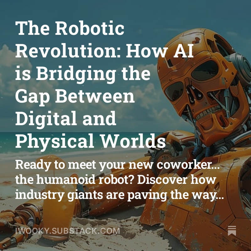 The Robotic Revolution: How AI is Bridging the Gap Between Digital and Physical Worlds