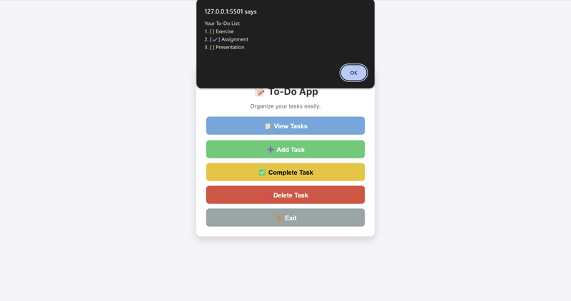 To-Do App Screenshot 2