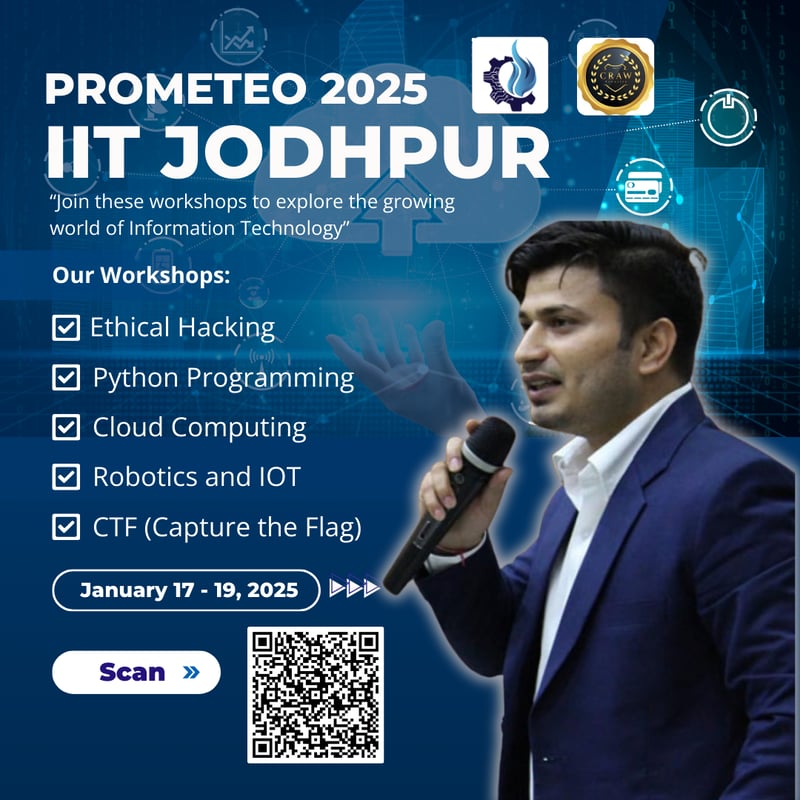 Prometeo 2025 Workshops at IIT Jodhpur