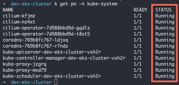 EKS anywhere cluster validation