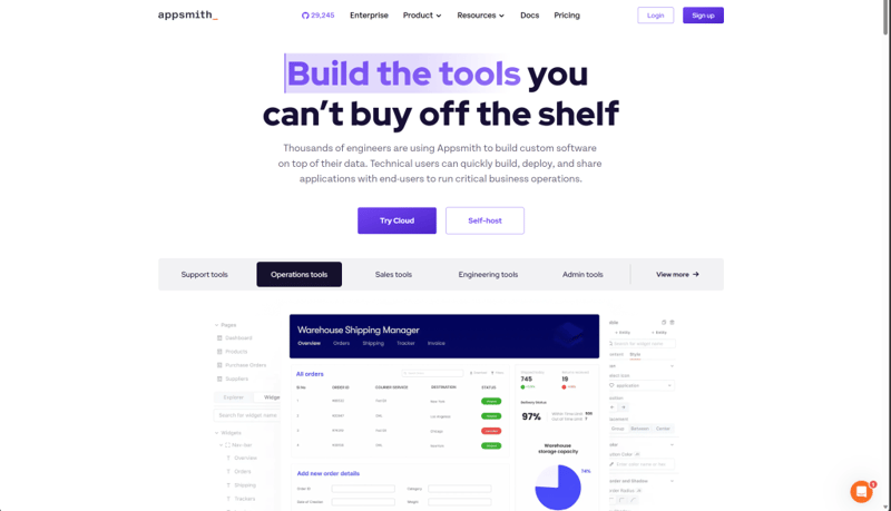 appsmith internal tool builder