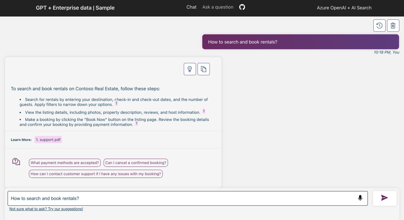 ChatGPT like with Enterprise Data