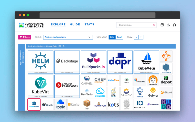 Glasskube CNCF Landscape