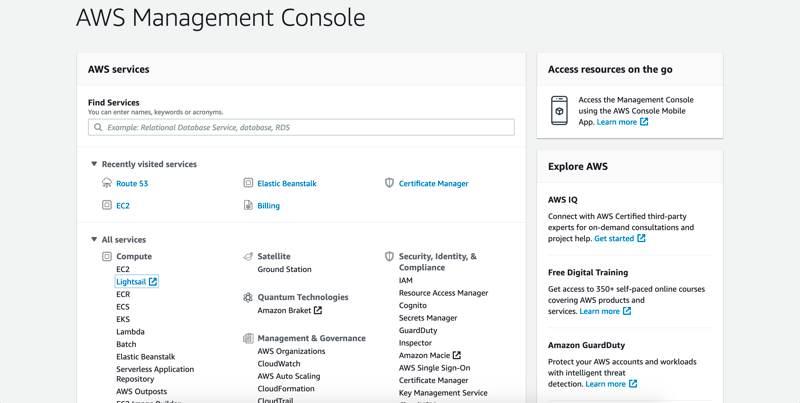 AWS Management Console