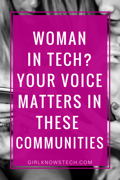 Are you a woman in tech? If so, you might be interested in joining these communities for women in tech so you can meet other women!