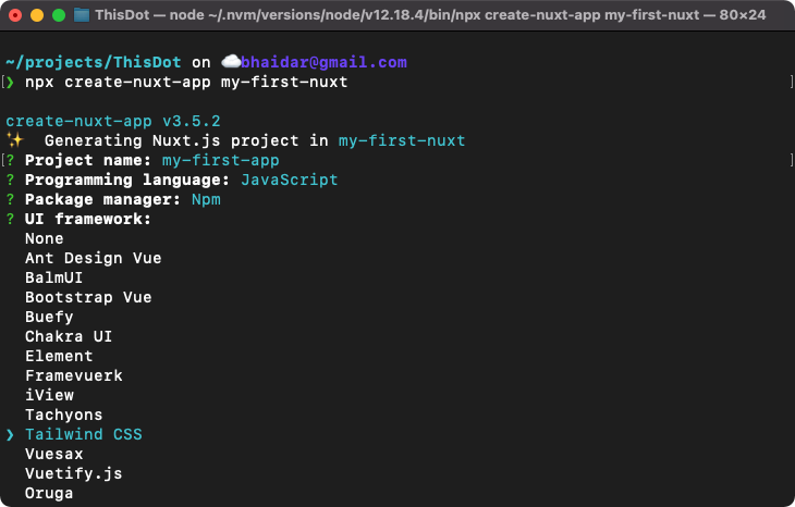 Figure 4: UI framework