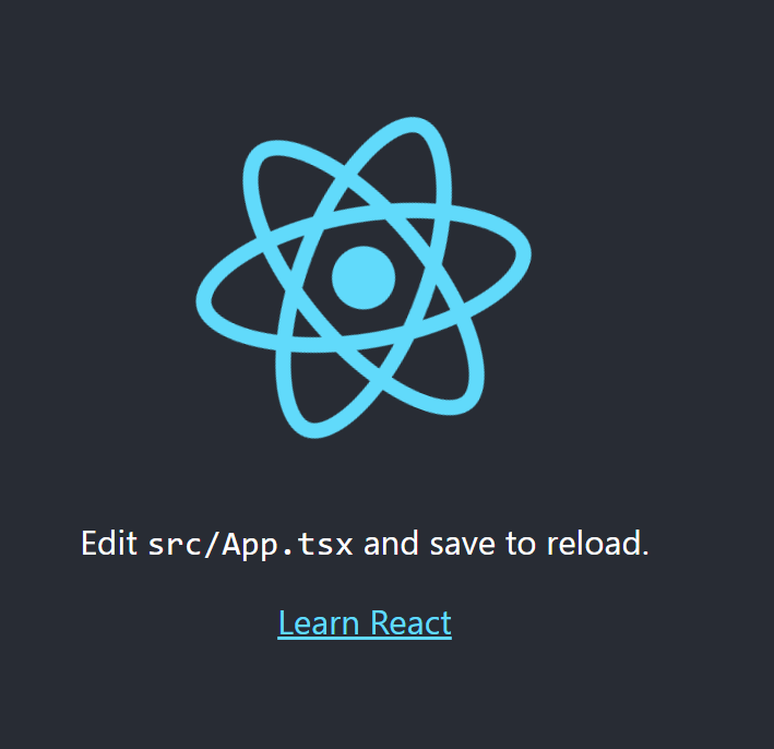 Create React App Home Page