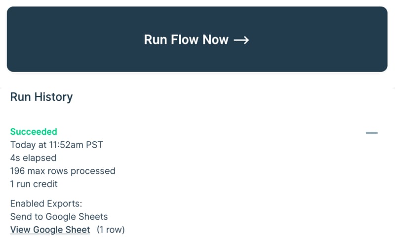 Testing Parabola flow