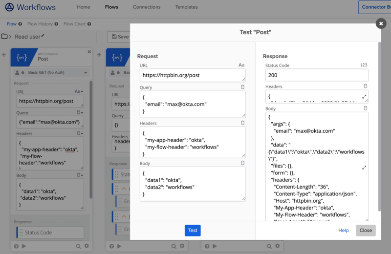 Using httpbin to inspect an HTTP request