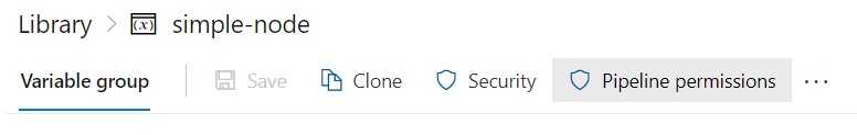 Azure variable group permissions