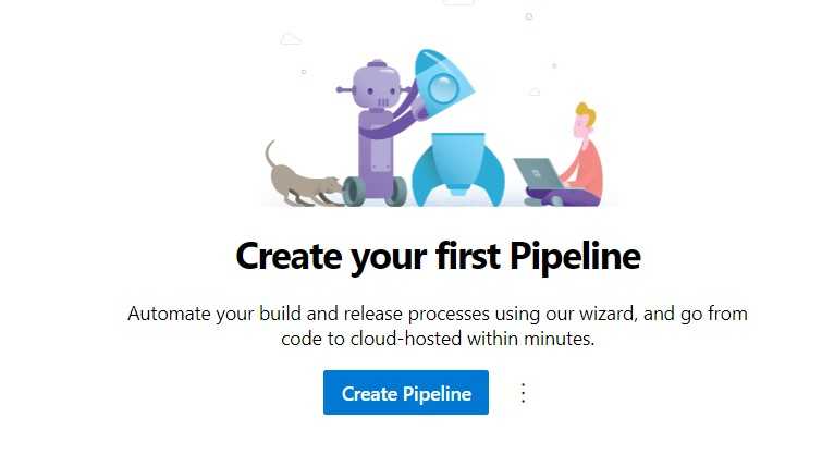 Azure pipelines create